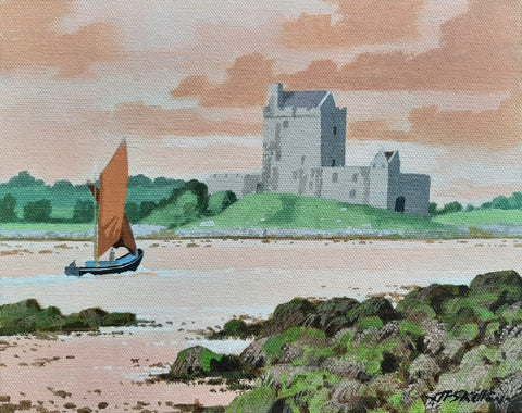 John Francis Skelton - Boat House, Dunguaire Castle, Kinvara, Galway.