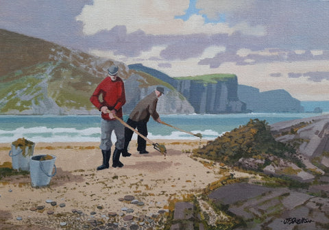 John Francis Skelton - Coastal Harvest, Achill Island, Co. Mayo