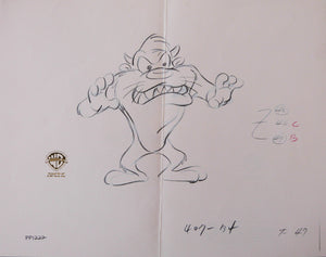 Warner Brothers Animation Artwork 4. Original Pencil Study Sketch