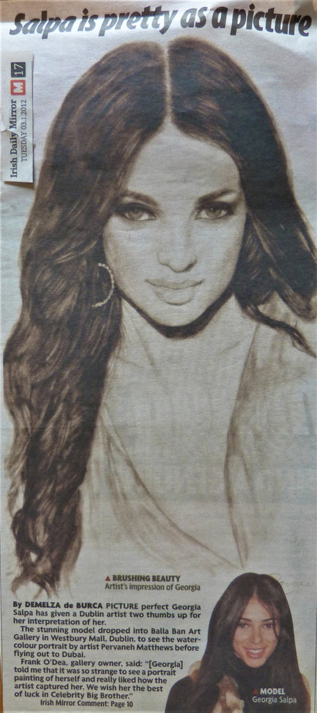 2012: SALPA IS PRETTY AS A PICTURE.  Irish Daily Mirror. 3rd January. 2012