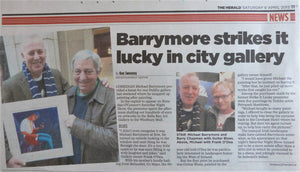 2013: BARRYMORE STRIKES IT LUCKY IN CITY GALLERY. 6th April, 2013