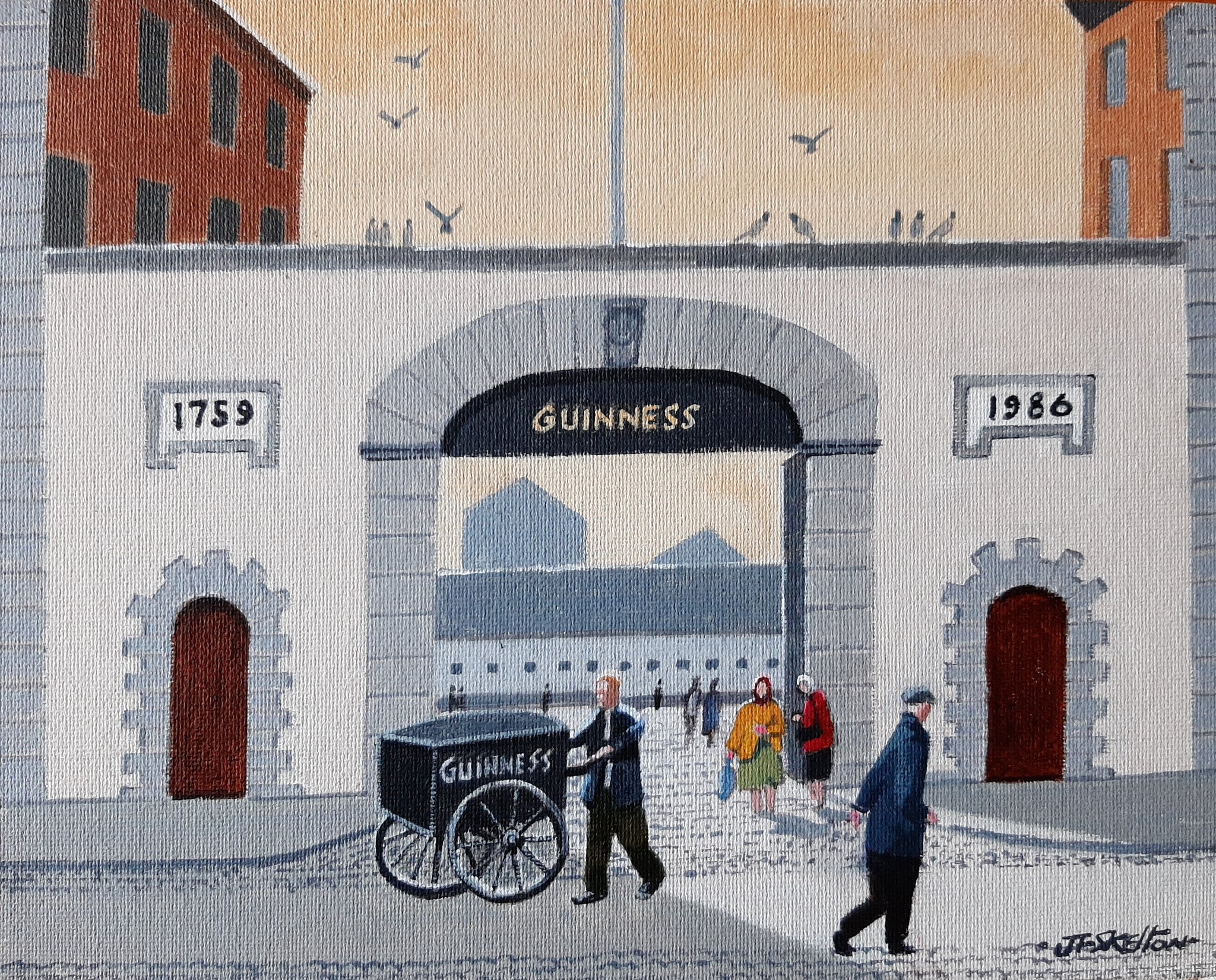John Francis Skelton - A Stout Arch. Guinness Brewery, Dublin.
