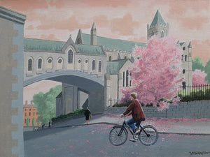 John Francis Skelton "Cherry Blossom Mornings". Christchurch. Dublin.