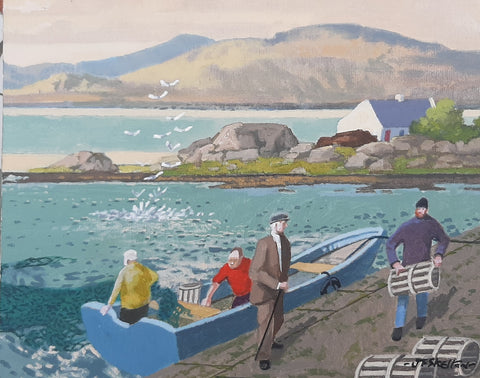 John Francis Skelton - End of Day. Derryinver Bay. Connemara.