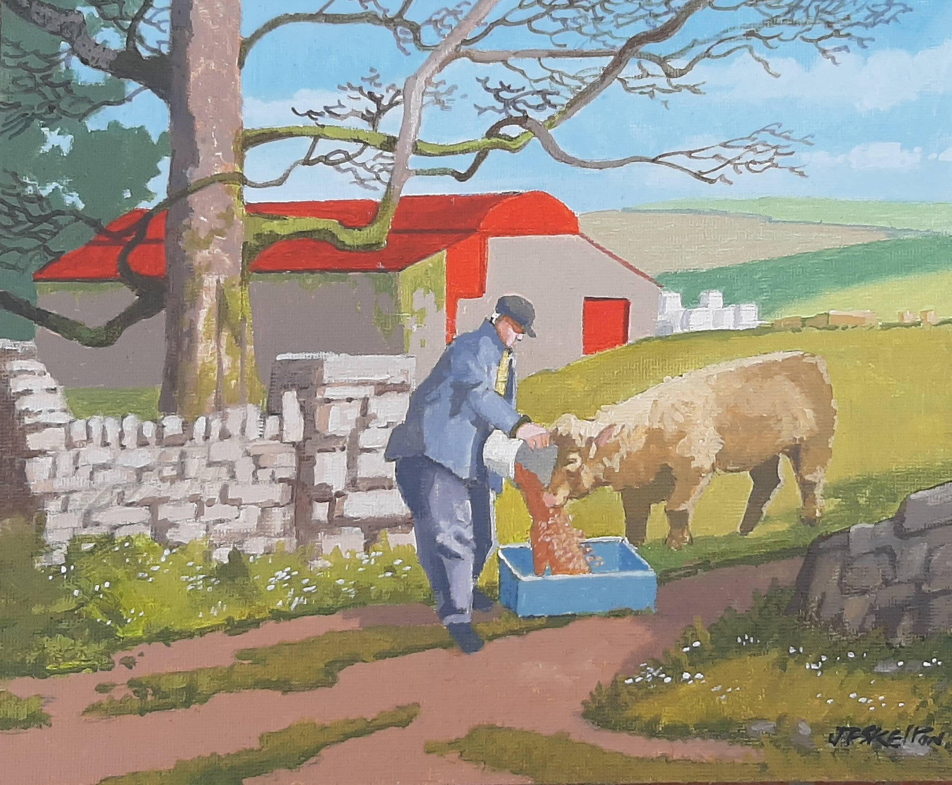 John Francis Skelton - Last one home. Oldcastle. Co. Meath.