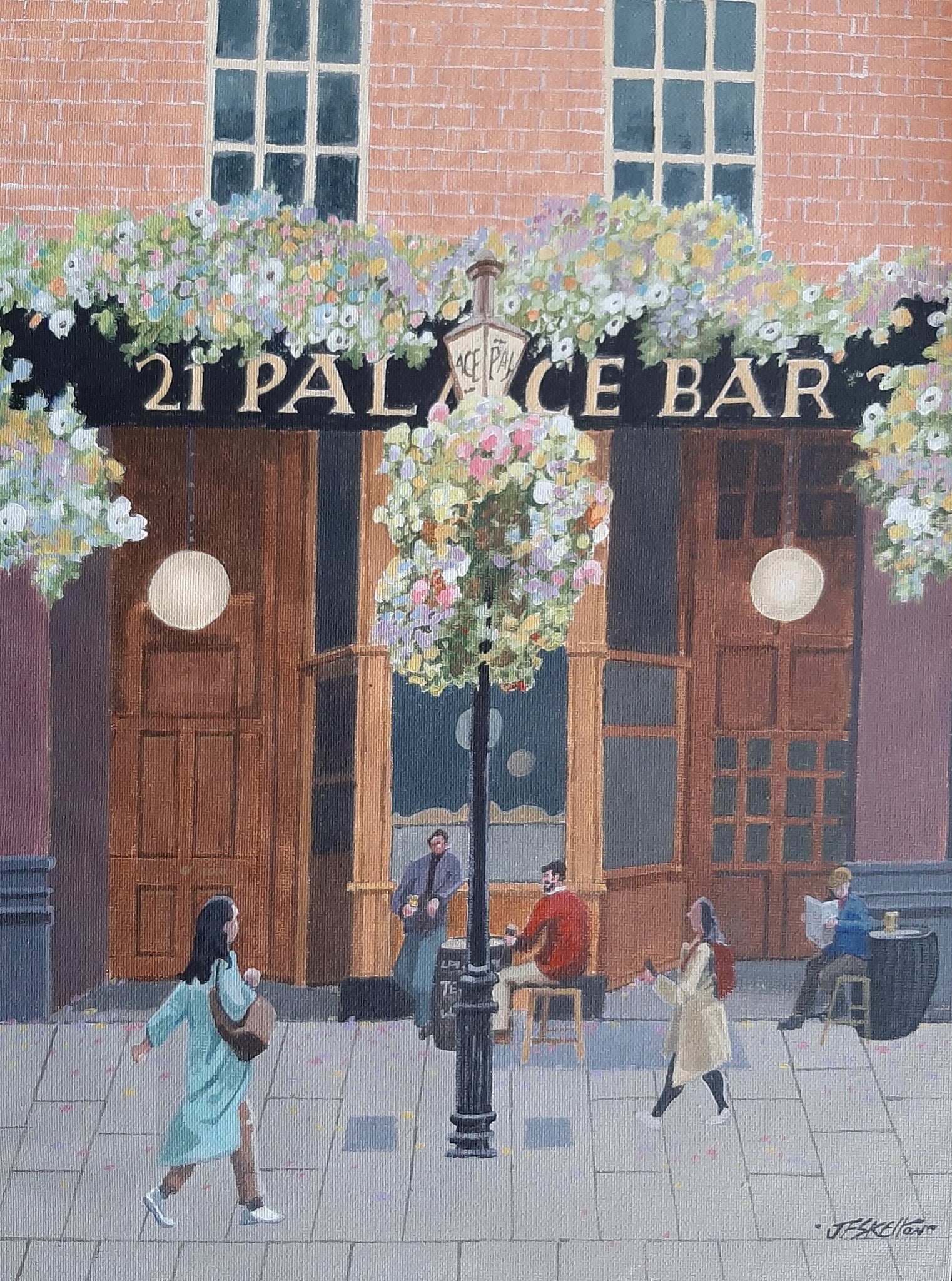 John Francis Skelton "Petal Bliss". Palace Bar. Temple Bar. Dublin.