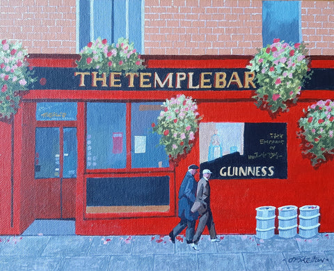 John Francis Skelton - Red Stop. Temple Bar, Dublin.