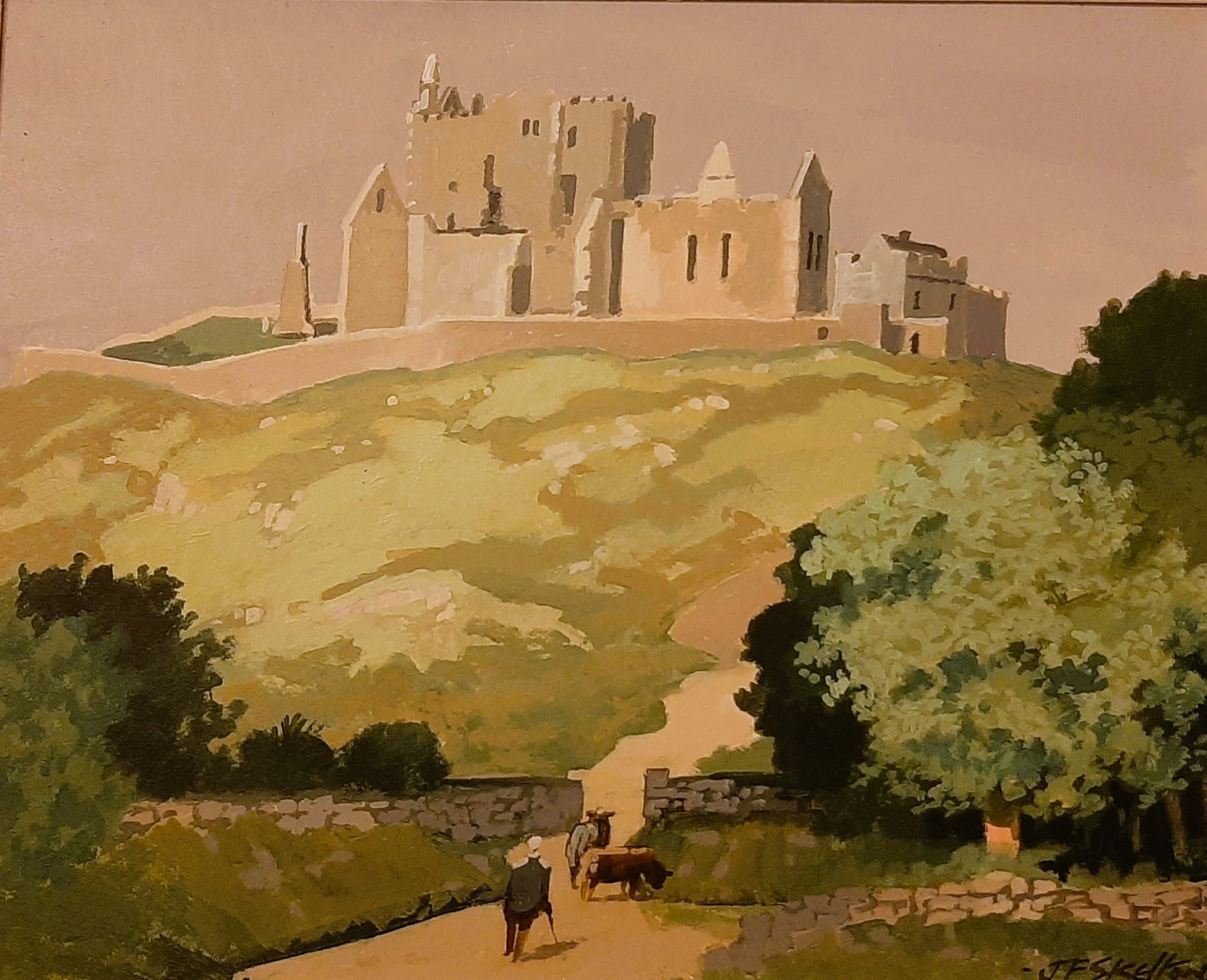 John Francis Skelton - The Rock of Cashel. Tipperary