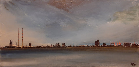 Marcel Lindsay "Dublin City Skyline"