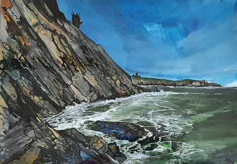 Marcel Lindsay - Rocks at Howth