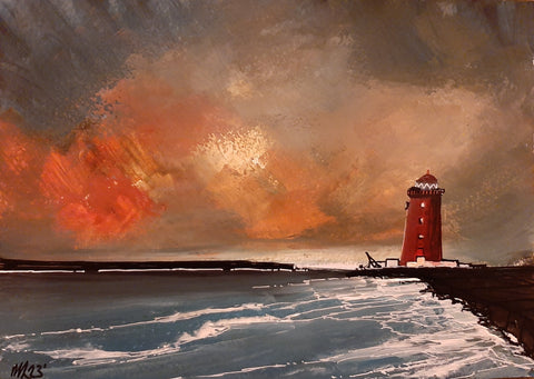 Marcel Lindsay -  "Poolbeg Lighthouse".