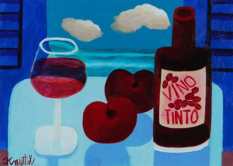 Graham Knuttel "Vino Tinto by the Sea"