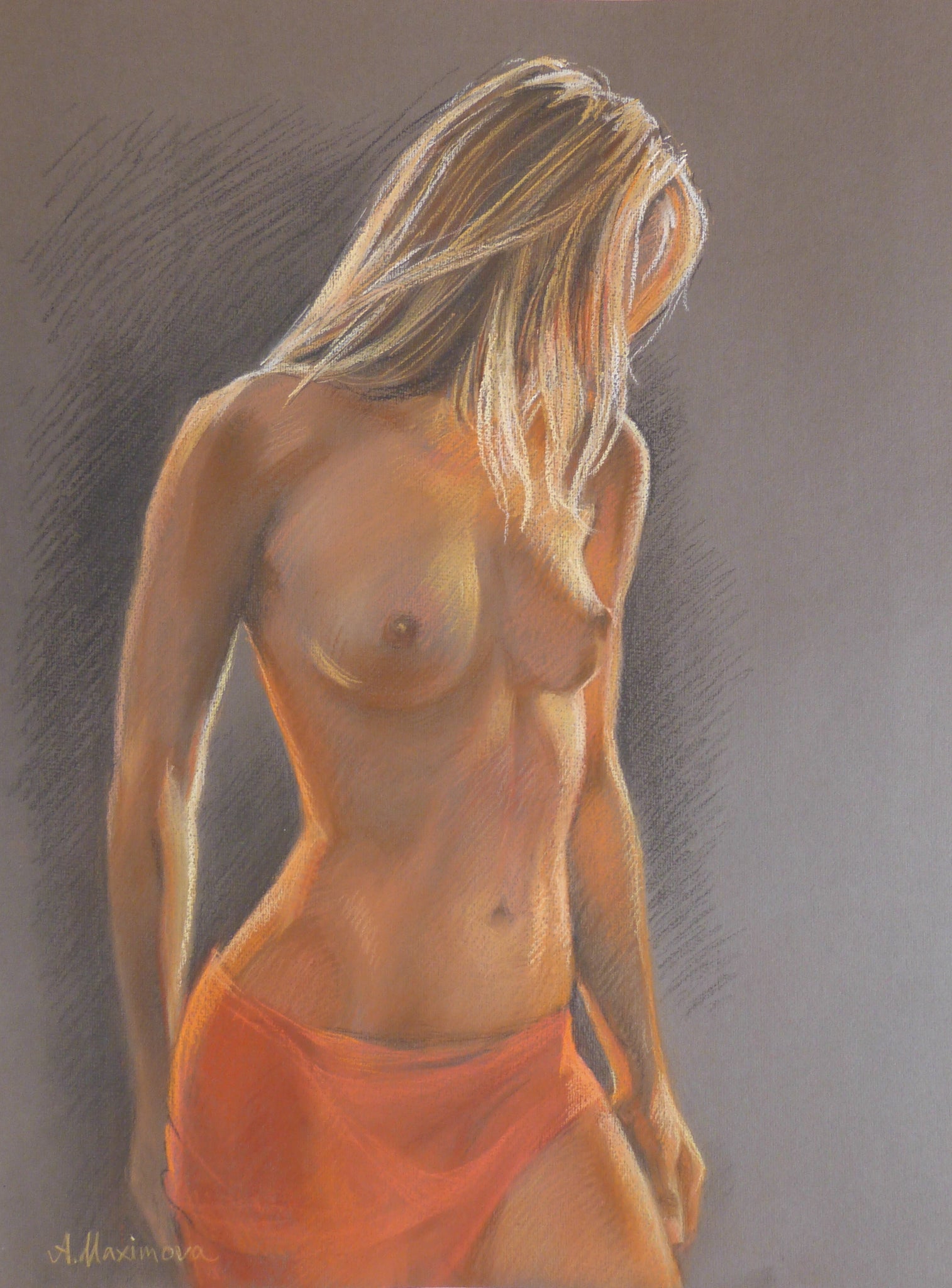 Angela Maximova "Nude Study 3"