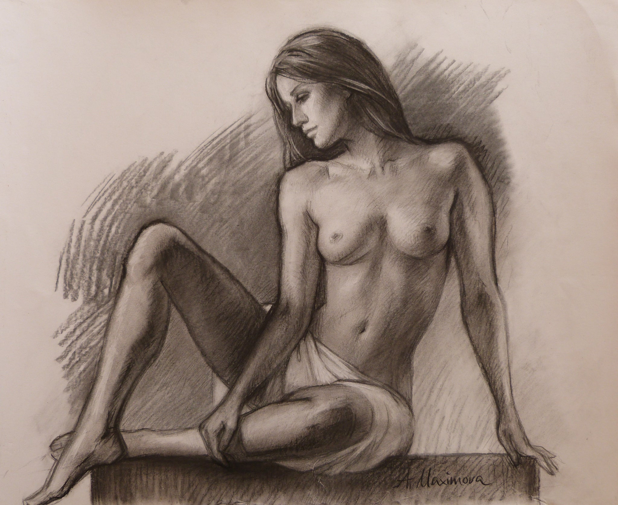 Angela Maximova "Nude Study 5"