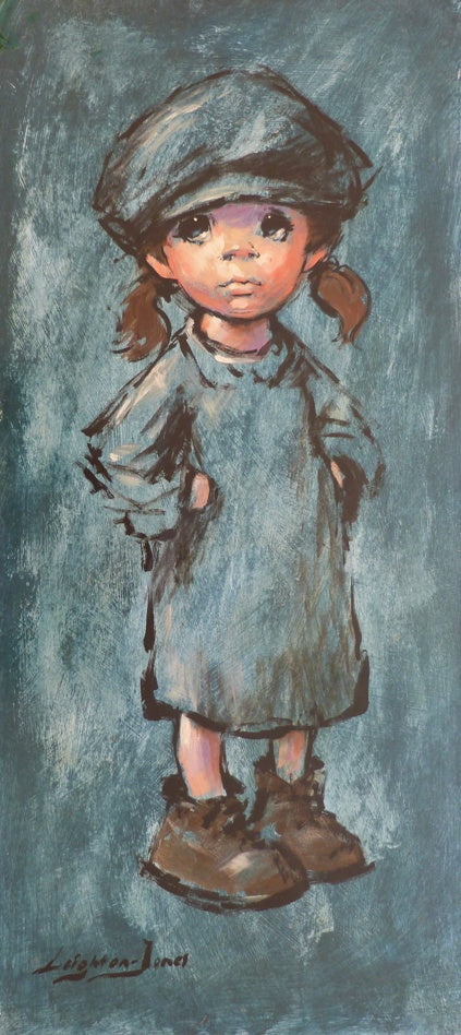 Barry Leighton Jones "Urchin Girl in Blue"