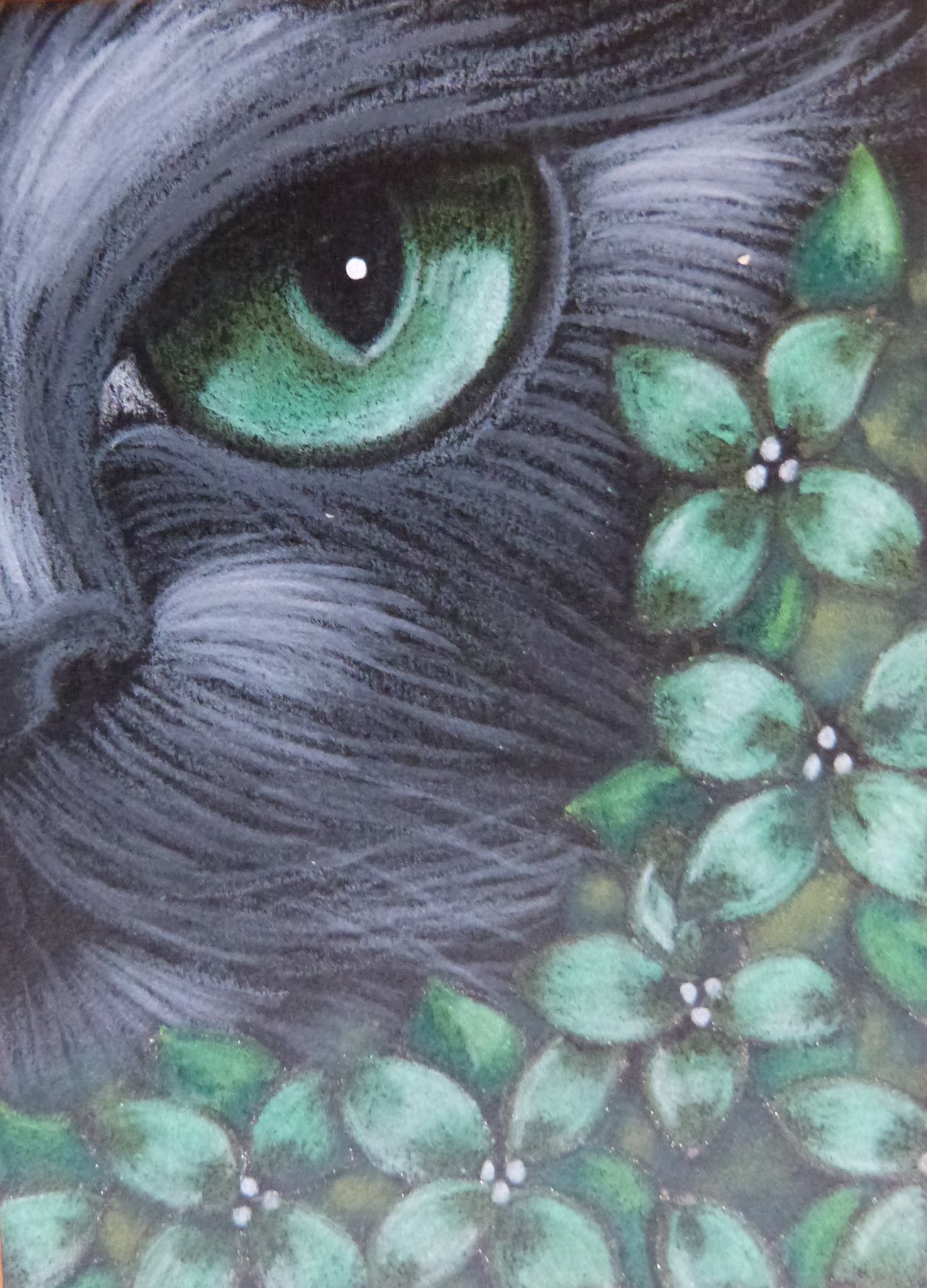 Minature - Cyra R Cancel "Black Cat Tree Green Flowering"