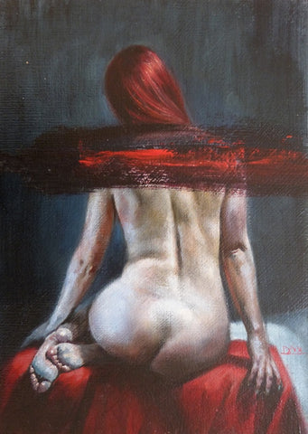 Daire Lynch "Nude Study in Red"
