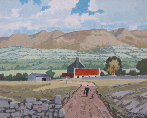 John Francis Skelton "Coming Home". Glen of Aherlow, Galtee Mountains, Tipperary