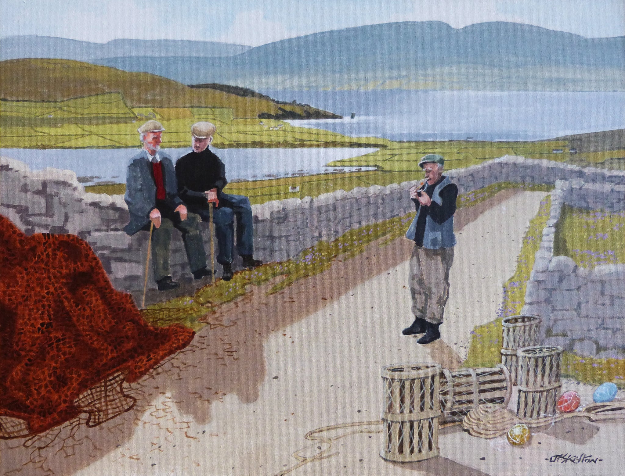 John Francis Skelton "Dingle Day". Conor Pass, Kerry.