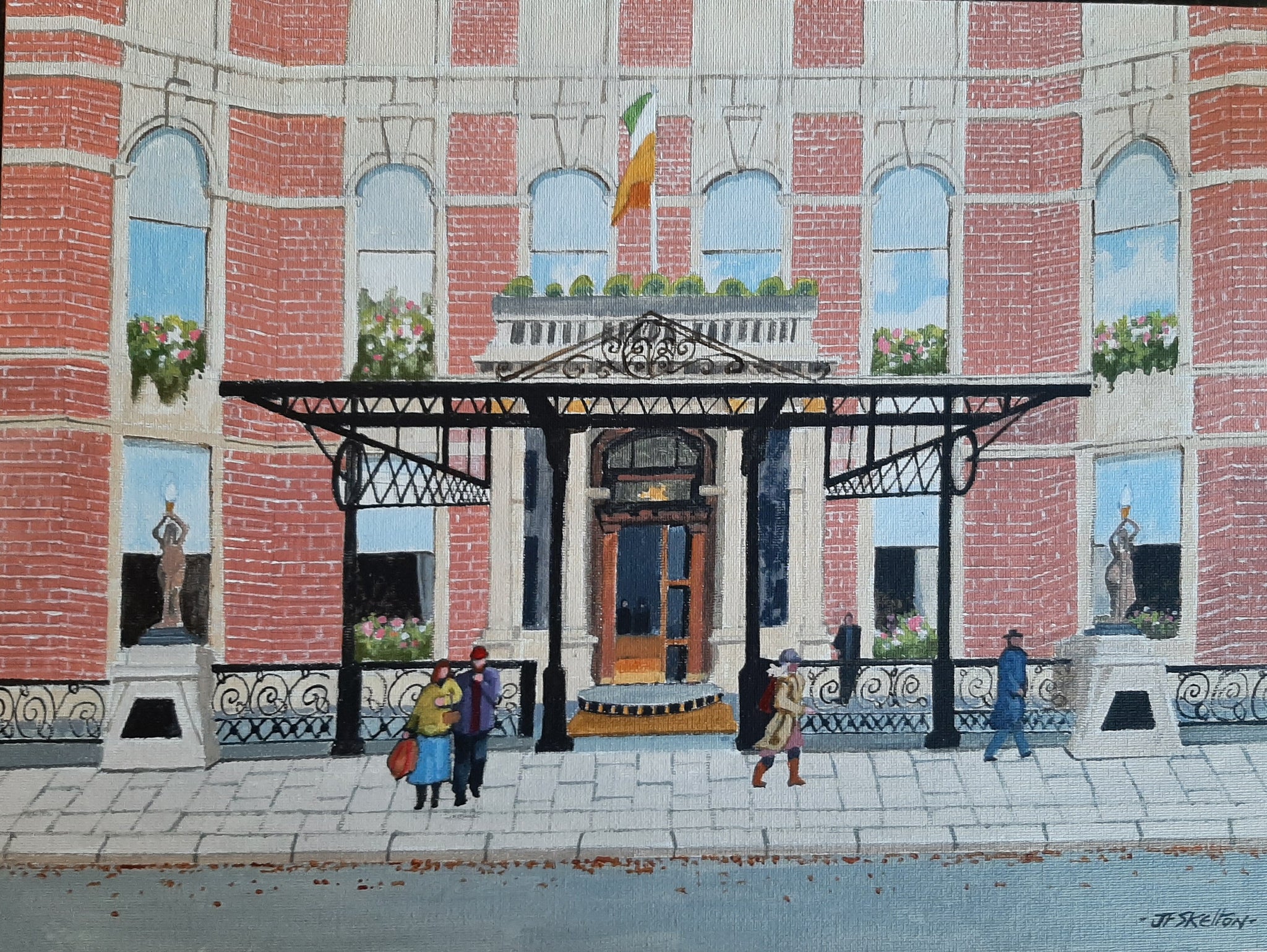 John Francis Skelton  "Entrance". Shelbourne Hotel, Dublin.