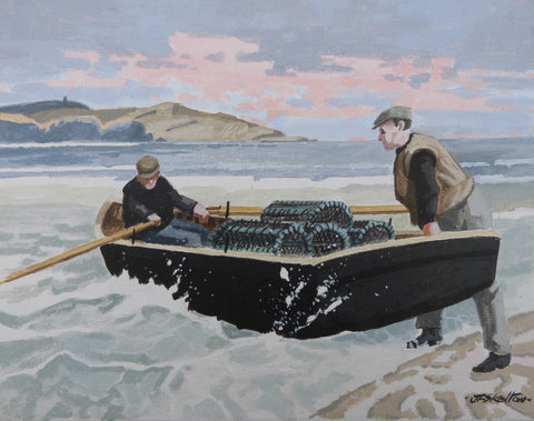 John Francis Skelton  "Life's your lobster". Ballydonegan Strand. Beara Pennisula
