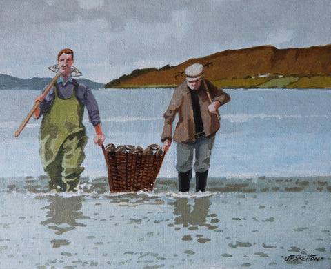 John Francis Skelton  "Oyster Harvest", Killary, Connemara.