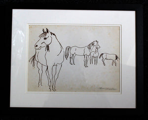 John Skelton Senior "Study of Horses"