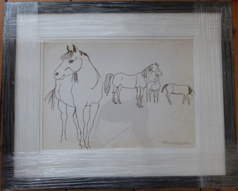 John Skelton Senior  "Study of four horses".