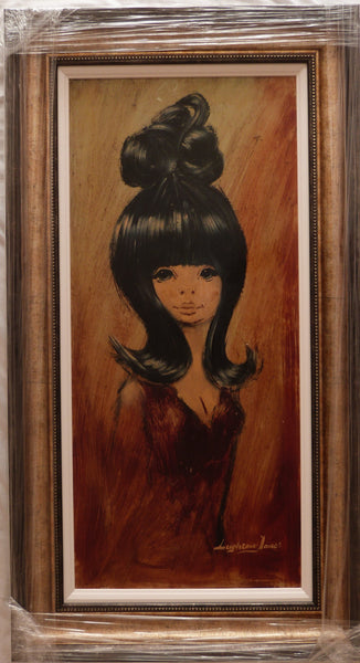 Barry Leighton-Jones "Hair Dresser Girl (black hair)