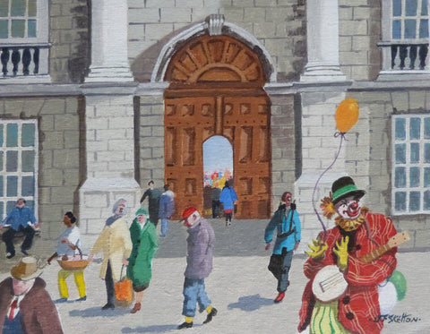 John Francis Skelton "Clowning Around at Trinity College Dublin"