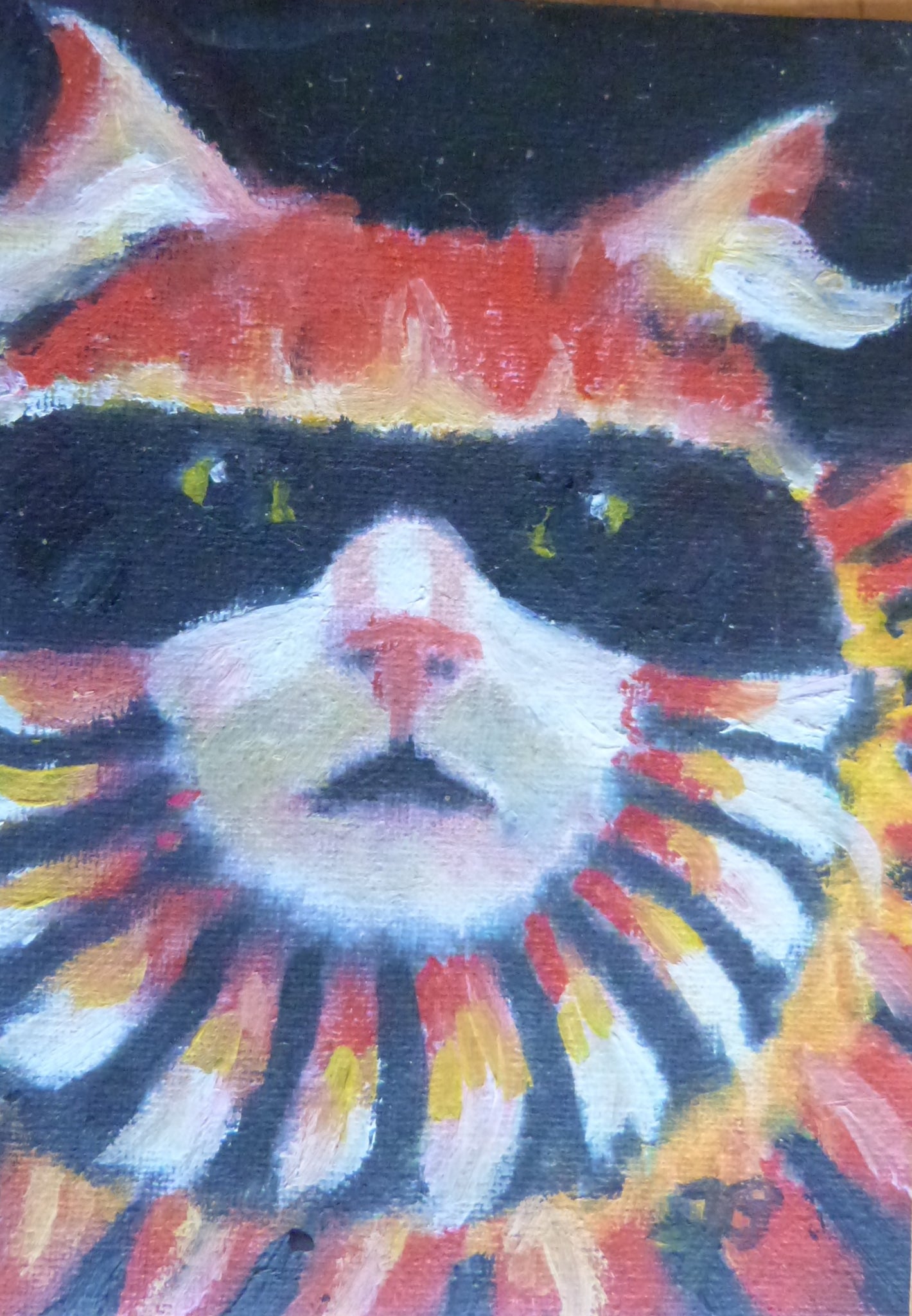Minature - Virginia Martin Bradberry "Masked Cat"