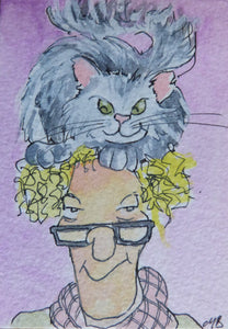 Minature - Margaret Brice " The slightly too familiar cat"