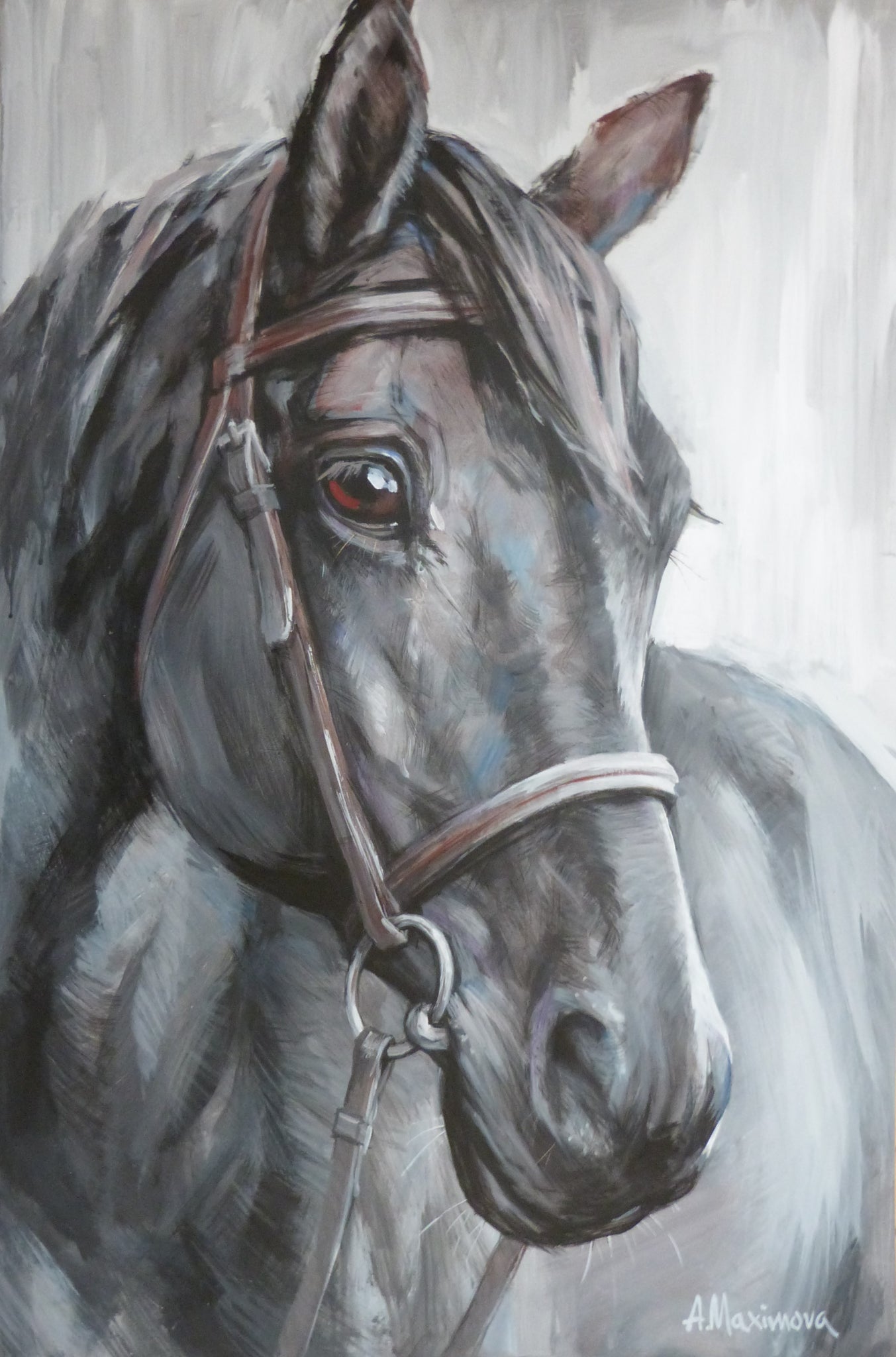 Angela Maximova "Gentle Spirit" (horse portrait)