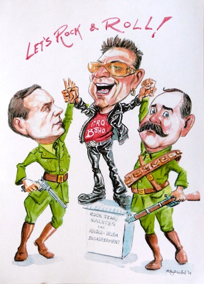 Ray Sherlock "Rock star salutes Anglo Irish Agreement - Bono, Connolly and Pearse"