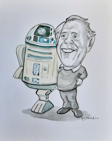Ray Sherlock "Kenny Baker. Star Wars R2-D2 Actor"