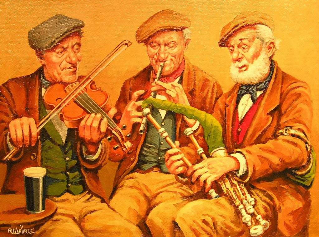 Roy Wallace "Three Musicians in a Pub"