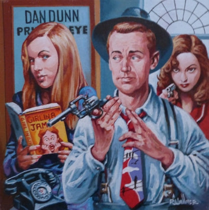 Roy Wallace "Dan Dunn based on Alan Ladd Private Eye and Novelist 1940s" (2007)