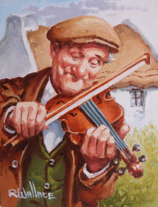 Roy Wallace "Fiddle Player" (2016)