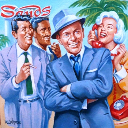 Roy Wallace "Frank Sinatra and Chums, 1960 - Dean Martin, Sammy Davis Junior and Marilyn Monroe"