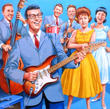 Roy Wallace "If you knew Peggy Sue. Buddy Holly and The Crickets, Joe B Mauldin, Jerry Allison, N Sullivan" (2008)