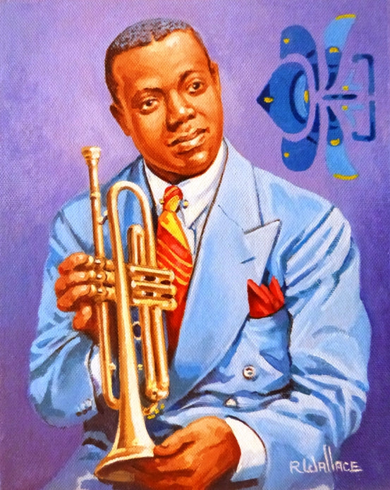 Roy Wallace "Louis Armstrong, jazz trumpeter" (2008)