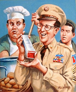 Roy Wallace "Phil Silvers as Sgt Ernie Bilko. US Comedy TV series 1955-1959 with Ritzik and Paperelli"