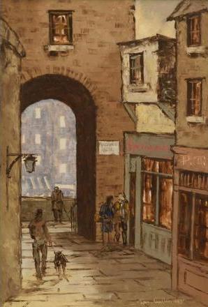 Tom Cullen "Merchant's Arch, Dublin II"