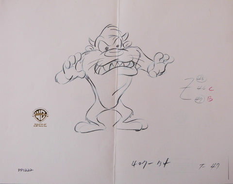 Warner Brothers Animation Artwork 4. Original Pencil Study Sketch